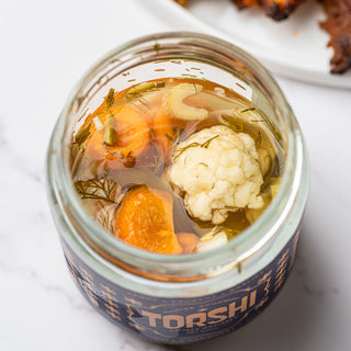 Open Torshi jar close-up